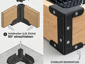 Füße für Modulares Hochbeet 
