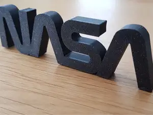 NASA lettering