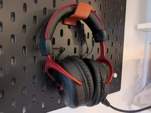 IKEA skadis headphone holder