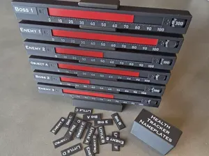 DnD Visual Damage, HP Tracker & Initiative Stand