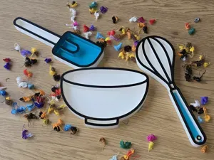 Kitchen Pot Mixer Spatula Sensory Tray Baker Pack