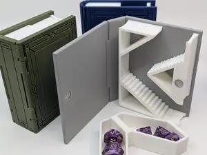 Spell Book Dice Tower, RPG, D&D, MTG, Dice Storage