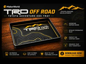 Toyota TRD Off-Road Adventure EDC Tray