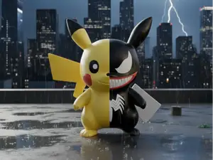Pikachu - Venom NO AMS (Multiparts)