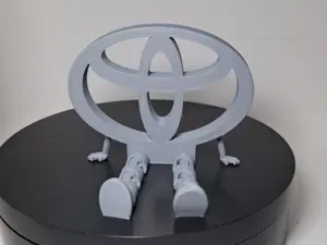 Toyota logo with flexi legs