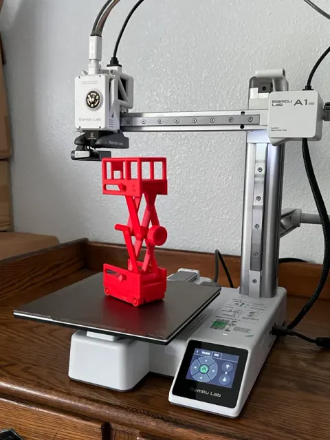 Print-in-Place Scissor Lift (No Support Needed!) — Image 2 of 15