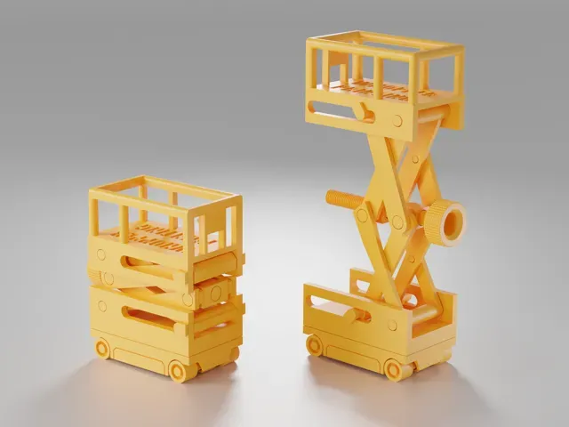 Print-in-Place Scissor Lift (No Support Needed!) — Image 4 of 15