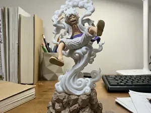 One Piece MonkeyD. Luffy Gear 5 detailed figurine