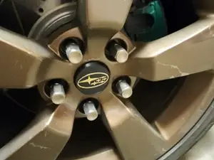 Spinner Wheel Center Caps - Subaru Logo