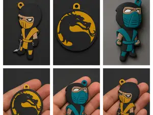 Mortal Kombat Scorpion vs SubZero abrelata llavero
