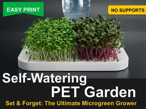 Microgreen Auto-Bewässerung DIY (Flaschen-Wick)