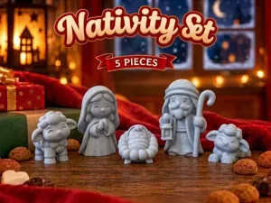 Christmas Nativity Set 5 Pieces