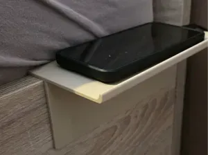 phone shelf on bed for 22mm desk