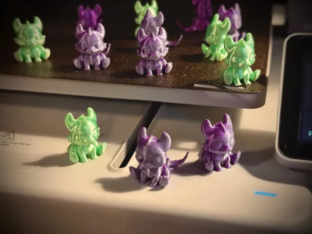 Tiny Dragons – No Supports Needed - Cute mini easy — Image 2 of 3