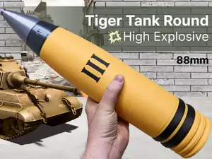 WWII Tiger Tank Explosive Round | German 88mm