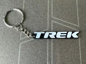 Trek Bicycle Logo Keychain for Cyclists