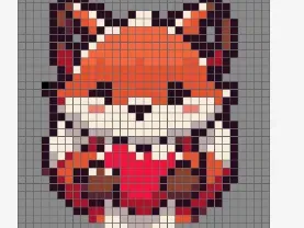 Fox Pixel Puzzle