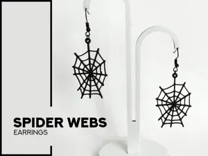 spider webs - earrings