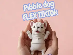 Pibble dog flex tiktok megalab3d