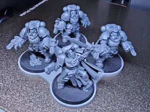 WH40k squad movement tray 3x40mm + Leader