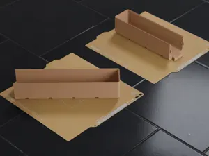 Gridfinity 8x1 Bin (5U) A1 Mini Dovetail Split Fit