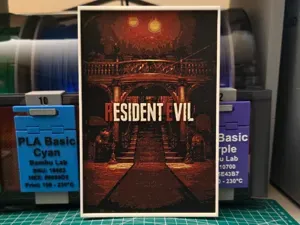 Resident Evil Game Poster - Hueforge Art