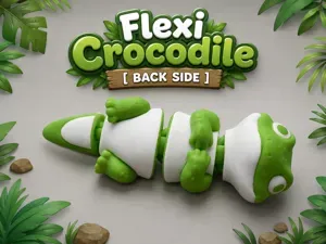Flexi Crocodile [ BACK SIDE ]