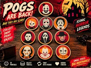 Horror Pogs – 10 Iconic Scary Collectible Discs