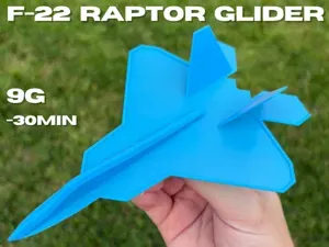 F-22 Raptor - Lightweight Glider Plane
