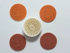 Ornamental Polymer Clay Cutter Earrings Necklace