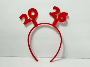 2026 New Years Wobbly Headband for Kids