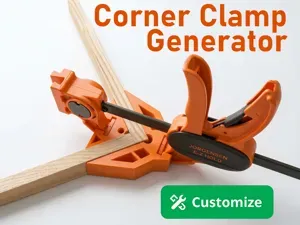 Parametric Corner Clamp Pads for Bar Clamps