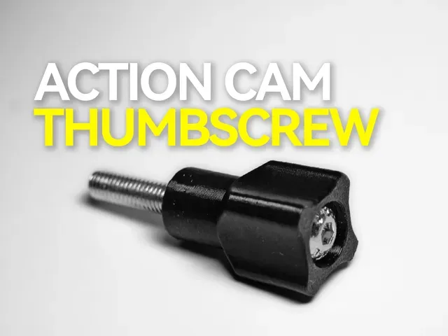 Action Cam Mount Thumbscrew | GoPro, DJI, Insta360 — Image 2 of 5