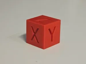 Calibration Cube Print Test 20mm XYZ
