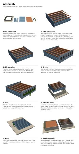 Ceiling Vent 13 1/4 x 7 1/4 Adjustable Fins — Image 5 of 8