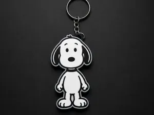adorable Snoopy keychain
