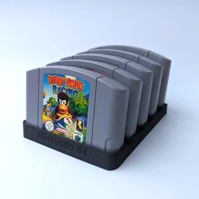 Nintendo N64 Cartridge Angled Stand