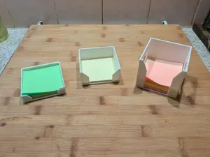 3 x Sticky Notes fridge and Desk Holders -Various
