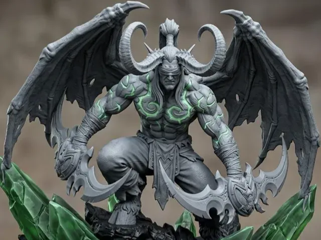 Illidan Stormrage Epic Statue