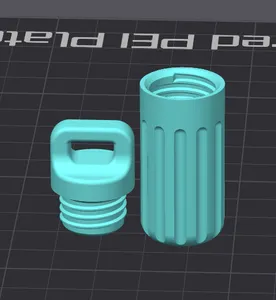 Keychain Container Pill Storage Bottle