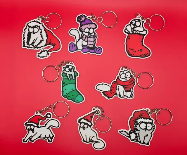 Simon's Cat Christmas Keychain/Tree Ornaments — Фото 2 из 8