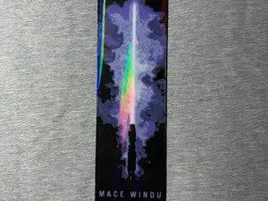 Mace Windu Light Saber Bookmark - Flatforge