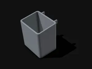 宜家洞洞板笔筒收纳架