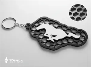 Ford Mustang keychain