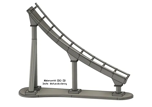 B&M rollercoaster track display scale 1:48 — Image 10 of 11