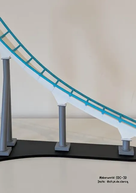 B&M rollercoaster track display scale 1:48 — Image 3 of 11