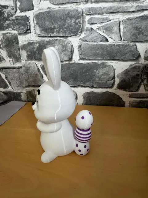 Osterhase 15cm Stapelbare Eier (Streifen | Punkte) — Фото 3 из 3