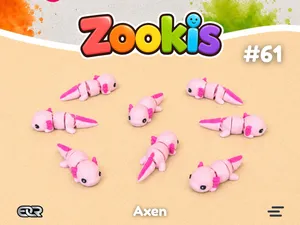 Zookis - Axen (axolotl) #61