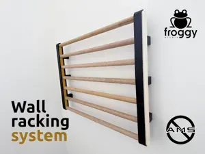 Modular Japandi Wall Rack System