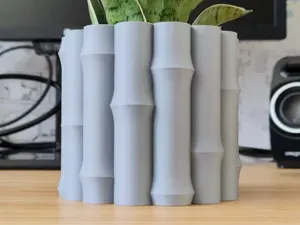 New Bamboo Plant pot and Planter - Vase mode